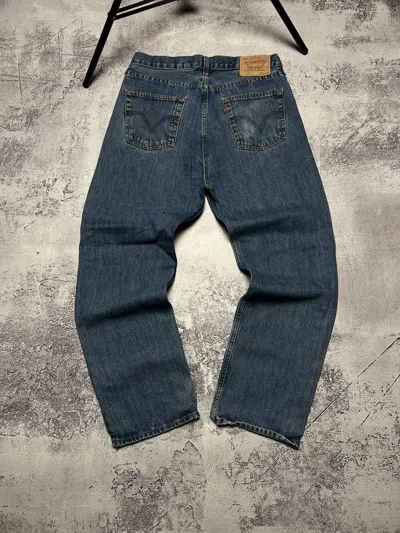 Pre-owned Levis X Vintage Levi's 751 Dark Blue Denim Jeans Pants Size 34/30