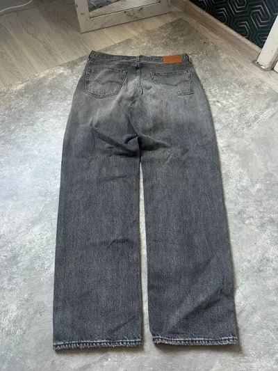 Pre-owned Levis X Vintage Levis Stay Loose Baggy Washed Gray Jeans Streetwear Style In Grey
