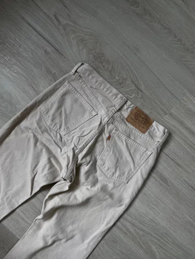 Pre-owned Levis X Vintage Men's Levi's Jeans Y2k In White
