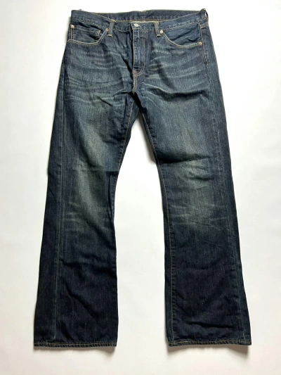 Pre-owned Levis X Vintage Y2k Vintage Levi's Bootcut Flared Washed Japan Style Pant In Washed Blue