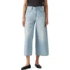 Levi's® Xl High Waist Crop Culotte Jeans In Blue