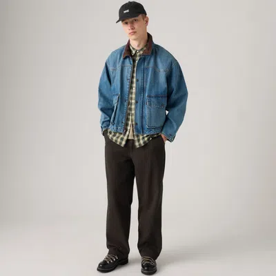 Levi's Xx Chino Baggy Pleated Men's Pants 29x30 In Blue