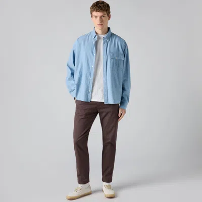 Levi's Xx Chino Standard Taper In Purple / City Plum Twill Garment Dye