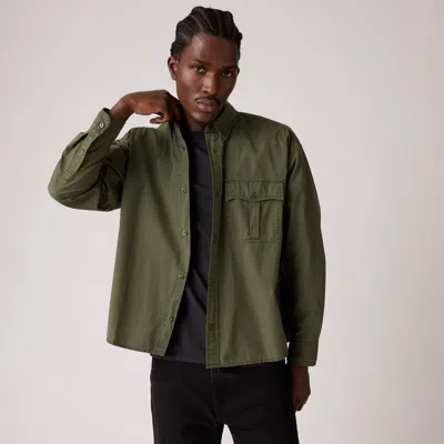Levi's Zandt Boxy Shirt In Green