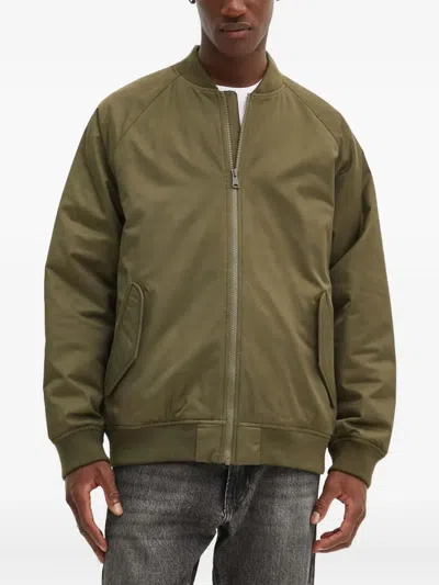 Levi's Zip-fastening Bomber Jacket In Green