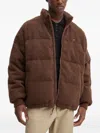 Levi's Zip Sherpa Jacket In Brown