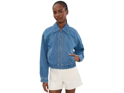 Levi's(r) Ladies Western Denim Bomber In Blue