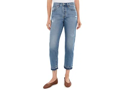 Levi's(r) Premium 501 Crop Women's Jeans Triple Brim: 29 26, Cotton/denim/elastane
