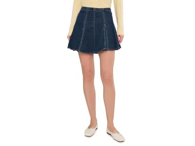Levi's(r) Premium Godet Mini Skirt