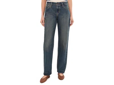 Levi's(r) Premium Low Straight Women's Clothing Happy Tale: 31 31, Cotton/denim In Blue