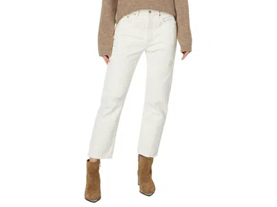 Levi's(r) Premium Premium 501 Crop Women's Jeans Ecru Booper: 25 26 In White