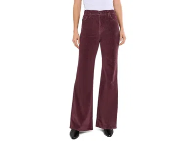 Levi's(r) Premium Ribcage Flare Women's Jeans Sassafras: 28 32, Cotton/denim/elastane In Burgundy