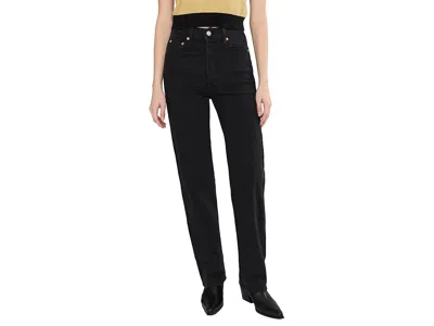 Levi's(r) Premium Ribcage Full Length Jeans In Black