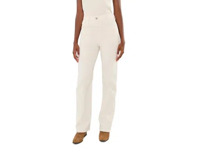 Levi's(r) Premium Ribcage Full-length Nd Zip Women's Clothing Egret: 30 32, Cotton/denim/elastane In Neutral