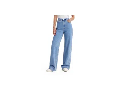 Levi's(r) Premium Ribcage Wide Leg Jeans In Blue