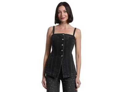 Levi's(r) Premium Tailored Bustier Women's Jacket Open Mind Vest: Sm In Black