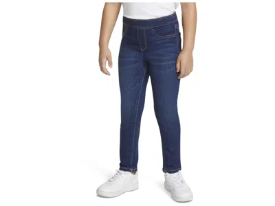 Levi's(r) Pull-on Leggings (little Kids) Women's Casual Pants Mandolin: 4 (little Kid), Cotton/denim In Blue
