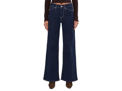 Levi's(r) Womens 318 Styled Shape Wide Leg Women's Jeans Darkest Sky: 34 32, Cotton/denim/elastane