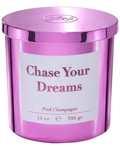 Levitate Candles Chase Your Dreams 14oz 2-wick Candle In Fuchsia
