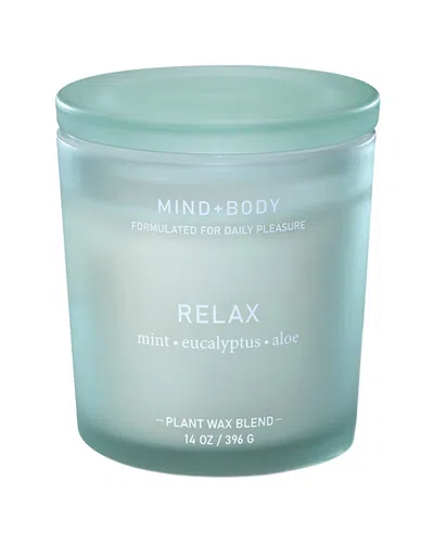 Levitate Candles Mind & Body/relax 14oz Candle In Green