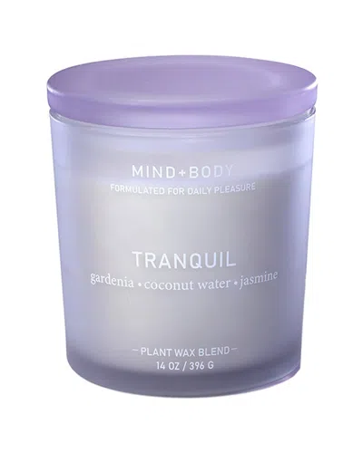Levitate Candles Mind & Body/tranquil 14oz Candle In Purple