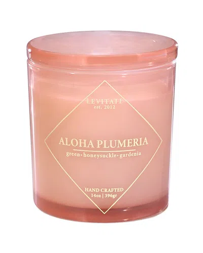 Levitate Candles Timeless/aloha Plumeria 14oz Candle In Pink