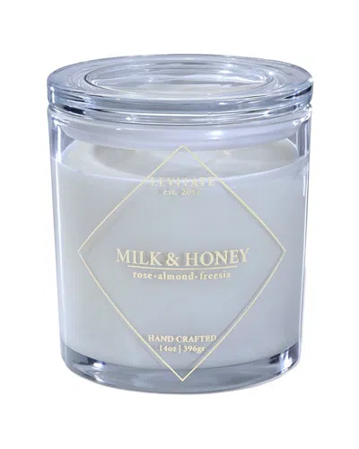 Levitate Candles Timeless/milk & Honey 14oz Candle In Transparent