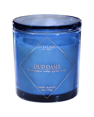 Levitate Candles Timeless/oud Oasis 14oz Candle In Blue