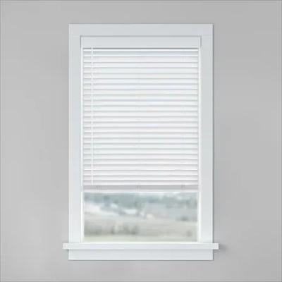 Levolor Basics 2" Cordless Faux Wood Blind In White