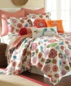 Levtex Abigail Jacobean Floralquilt Sets In Orange