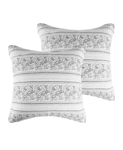 Levtex Adare 2-pc. Sham Set, European In Gray