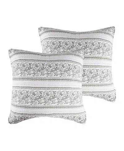 Levtex Adare 2-pc. Sham Set, European In Green