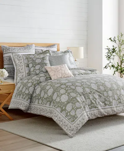 Levtex Adare Reversible 3-pc. Duvet Cover Set, King In Gray