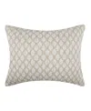 Levtex Aditya Quilted Decorative Pillow, 14" X 18" In Gray