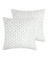 Levtex Aliza Folk Art 2-pc. Sham Set, European In Blue