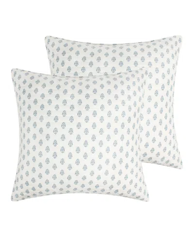 Levtex Aliza Folk Art 2-pc. Sham Set, European In Blue