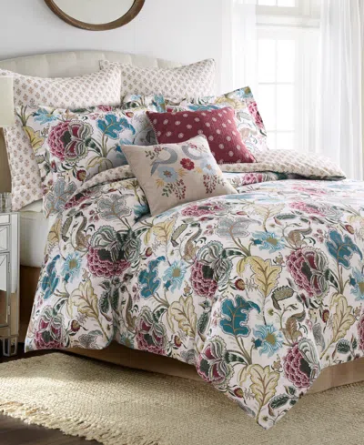 Levtex Angelica Reversible 3-pc. Duvet Cover Set, Full/queen In White