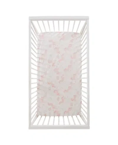 Levtex Baby Colette Unicorn Crib Sheet In Pink