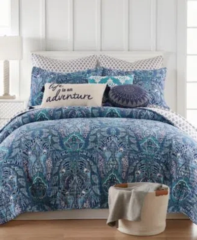 Levtex Home Bellamy Reversible Quilt Set Collection In Teal