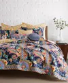 Levtex Bertelli Paisley Reversible 2-pc. Quilt Set, Twin/twin Xl In Navy