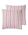 Levtex Camden Stripe 2-pc. Sham Set, European In Red