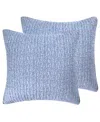 Levtex Cerralvo 2-pc. Sham Set, European In Blue