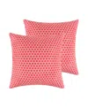 Levtex Clementine Spring 2-pc. Sham Set, European In Orange