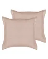 Levtex Cloud Waffle 2-pc. Sham Set, European In Blush