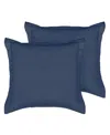Levtex Cloud Waffle 2-pc. Sham Set, European In Navy