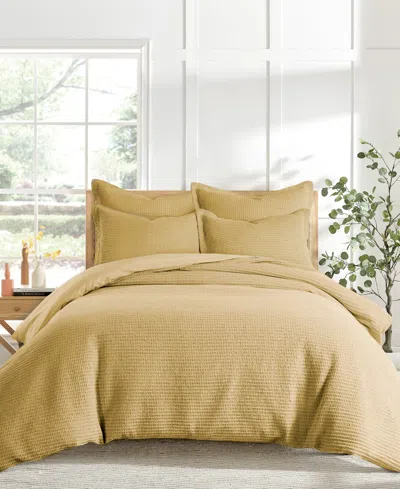 LEVTEX CLOUD WAFFLE TEXTURED 2-PC. COMFORTER SET, TWIN/TWIN XL