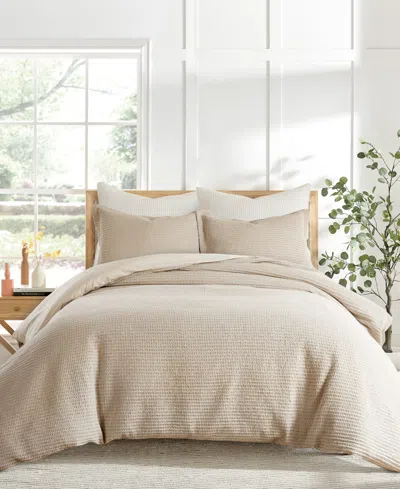 LEVTEX CLOUD WAFFLE TEXTURED 2-PC. COMFORTER SET, TWIN/TWIN XL