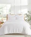Levtex Cloud Waffle Textured 3-pc. Duvet Cover Set, Full/queen In White
