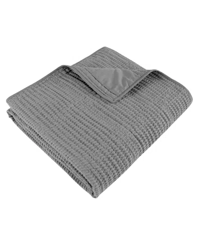 Levtex Cloud Waffle Textured Quilted Throw, 50" X 60"