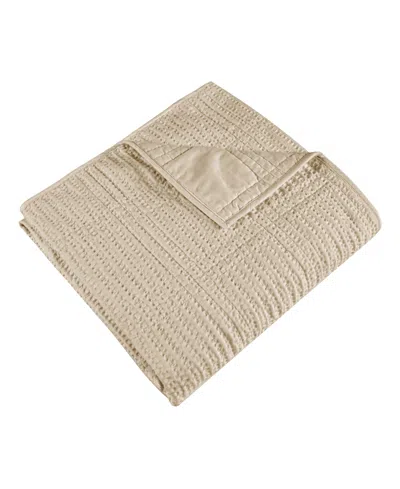Levtex Cloud Waffle Textured Quilted Throw, 50" X 60"